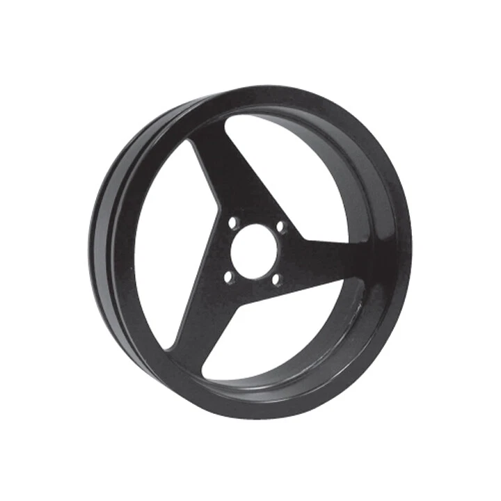 Thunder Tiger #PD6590-B Aluminum Wheel 3-Spoke Rear Black FM1n   - Image 1 of 1