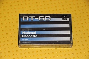 NATIONAL RT 60 1974 JAPAN TYPE I BLANK CASSETTE TAPE (1) (USED) - Picture 1 of 4