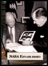 2020 Historic Autographs P.O.T.U.S. The First 36 NASA Established #106 TW15128