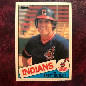 1985 Topps TIFFANY Set BRETT BUTLER #637 INDIANS - NM/MINT+ *HIGH GRADE* - Picture 1 of 2