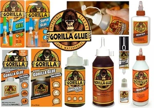 GORILLA GLUE Kleber Alleskleber, Sekundenkleber, Leim, Wood Glue etc ALLE Größen - Bild 1 von 43
