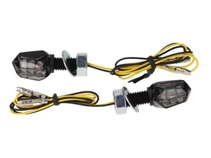 JMP Mini 3 LED Universal Motorrad Mini Blinker Blinkleuchten Set Rauchglas - Bild 1 von 5