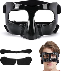 Maschera Nasale Da Calcio, Protezione Naso Regolabile per Naso Rotto, Protezione - Foto 1 di 7