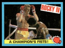 1985 Topps A Champion's Fists! #20 Rocky IV