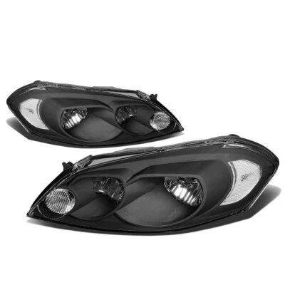 Faros esquineros transparentes negros para 06-13 Chevy Impala/ 06-07 Monte Carlo Foto 1 de 4