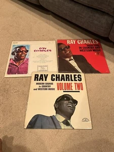 Ray Charles – Lot of 3 Vinyl LPs - All In VG Condition - Picture 1 of 2