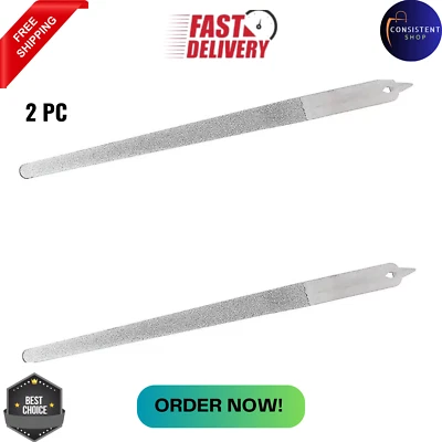 Lima de uñas antipolvo de diamante 2 piezas 8 - Cómoda de uñas de acero inoxidable - 9 pulgadas Foto 1 de 4