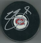 Autographed Jordie Benn Montreal Canadiens Hockey Puck - W / Coa