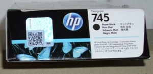 Tinta HP 745 F9K05A mate black negro para DesignJet Z2600 Z5600 2021 - Imagen 1 de 1