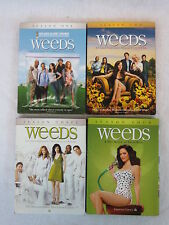 WEEDS  SEASONS 1 - 4   Lionsgate, 2005-2008  4 DVD BOX SETS