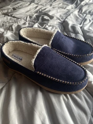 Zapatillas mocasín veneciano de punto en contraste Haggar para hombre Foto 1 de 4