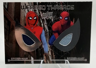 Reliquia de película doble Upper Deck Spiderman Homecoming Webbed Threads 2017 #WTD10 Foto 1 de 4