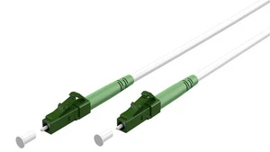 3x Glasfaserkabel (FTTH), Singlemode (OS2) White, (Simplex), 1 m; LC-APC (8°) St - Afbeelding 1 van 1