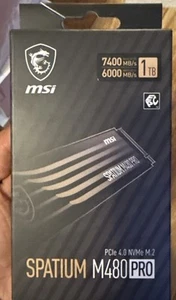 SSD MSI Spatium M480 Pro 1 To, PCI Express 4,0 x4, M.2 2280 - Photo 1/3