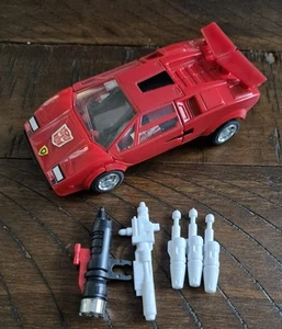 Transformers G1 Sideswipe Commemorative Hasbro TRU Reissue Loose, Incomplete - Picture 1 of 6