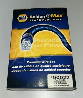 NAPA Belden MAX 700022 Spark Plug Wire Set 97-99 Acura CL 98-01 Honda Accord NIB - Image 1 of 4