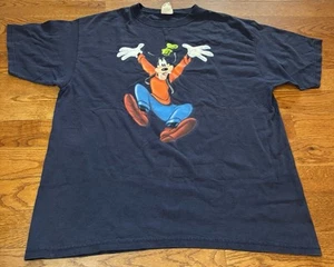Vintage 90’s Disney Store Goofy Logo T-Shirt Men’s Sz XL Graphic Quote - Picture 1 of 7