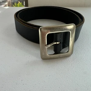 Gap Belt Genuine English Bridle Leather Black S / 30 Solid Brass Buckle - Picture 1 of 7