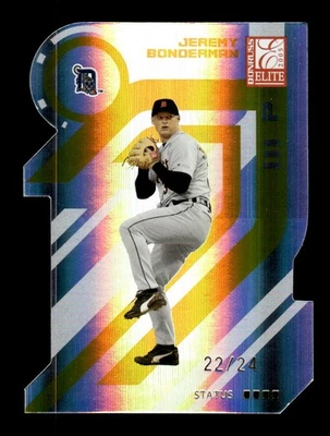 Donruss Elite #61 Jeremy Bonderman Status Gold 2005 #/24 Foto 1 de 2