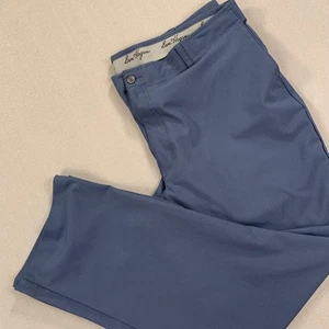 Ben Hogan Pants Mens 42x32 Blue Golf Performance Stretch Flat Front Lightweight - Picture 1 of 16