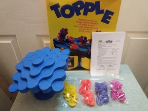 Vintage 1992 Pressman TOPPLE Board Game - 100% Fully Complete With All 48 Pieces - Picture 1 of 6