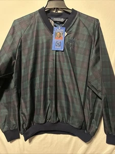 Vintage Goldman Sachs Pullover Windbreaker Plaid Sunderland Of Scotland XL - Picture 1 of 23