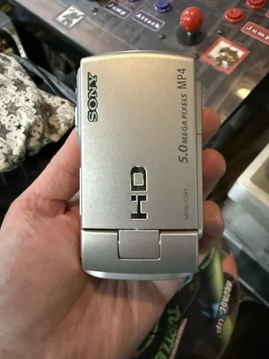 Sony MHS-CM1 Webbie HD Camera with 16 GB Memory Stick, OEM Charger, AV Cable Bag - Image 1 of 4