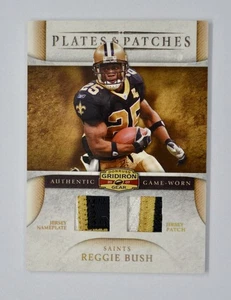Reggie Bush 2007 Gridiron Gear Plates&Patches Nameplate 6 Color Game Worn 74/100 - Picture 1 of 4