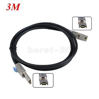 External Mini SAS SFF-8088 26P to SFF-8088 Mini Sas 26P Cable 3m for Server - Image 1 of 4