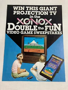 XONOX Double Ender Promotional Leaflet Atari 2600 20cm Paper Competition Flyer - Picture 1 of 3