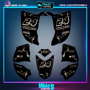 Kit Grafica ATV Adesivo Decalcomania per Honda TRX 90 2006-2024 - Picture 1 of 3
