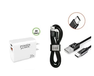 PDWall Travel Charger USB Type C 3.1 for Hewlett-Packard HP Elite X3 HSTNH-F606 - Picture 1 of 1