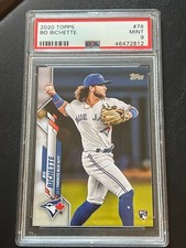 2020 Bo Bichette Topps Series 1 #78 Rookie RC - PSA 9 - Toronto Blue Jays