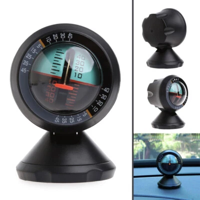 Car Safety Balancer Angle Tilt Indicator Level Inclinometer Slope Gauge Meter - Image 1 of 4