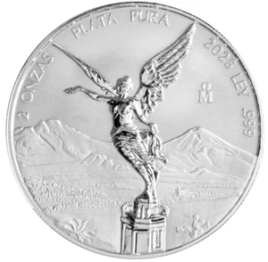 2 Once Oz Argento Silver Reverse Proof Libertad Dea Della Vittoria Messico 2023 - Foto 1 di 1