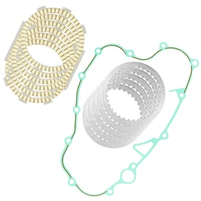 Placas de acero de fricción de embrague con junta de embrague para Honda CRF150R 2007 2008-2021 Foto 1 de 4