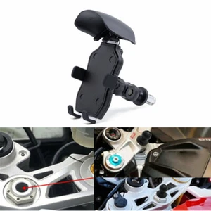 New Phone Holder In Fork Stem Mount Bracket Visor Navigation Bracket For Yamaha - Picture 1 of 9