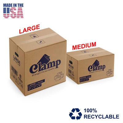 Cardboard boxes for Moving, Storage and Shipping with handles, Pack of 50 pcs - Image 1 of 4