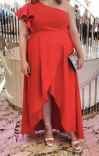 true violet vestido rojo