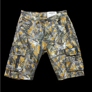 FWRD Denim Boy’s Distressed Camo Shorts-size 20 - Picture 1 of 9