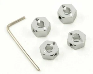 STRC 3654-12S SILVER LOCKING HEX HUB ADAPTER 12MM Traxxas STAMPEDE RUSTLER SLASH - Picture 1 of 1