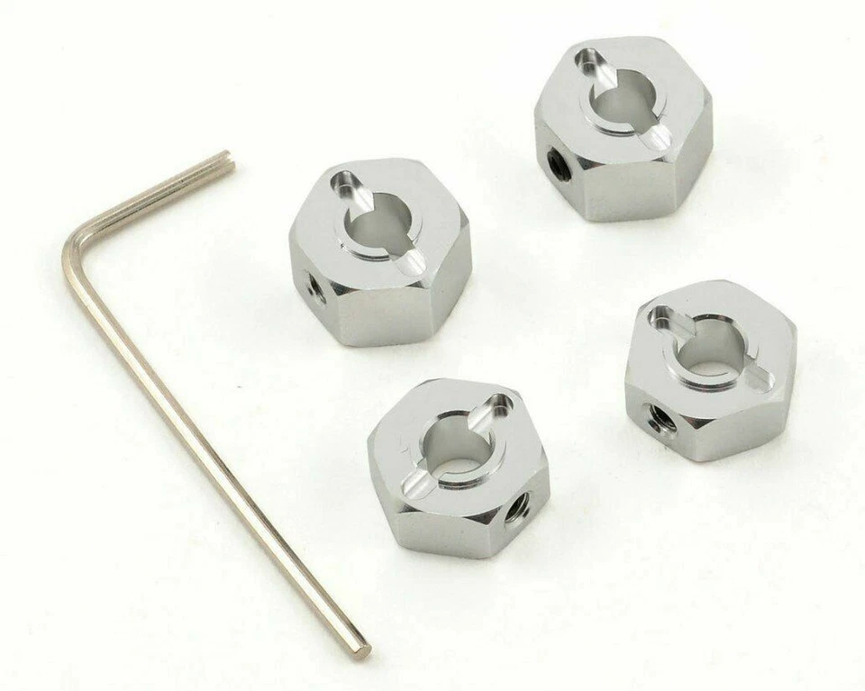 STRC 3654-12S SILVER LOCKING HEX HUB ADAPTER 12MM Traxxas STAMPEDE RUSTLER SLASH - Image 1 of 1