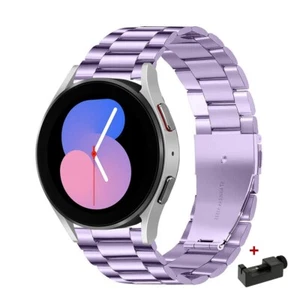 Metal Strap For Samsung Galaxy Watch 6/5/5 Pro 4/4 Classic Stainless Steel Band - Picture 1 of 35