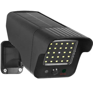 Dummy Kamera LED Überwachungskamera Attrappe Alarmanlage CCTV Solar Camera IP65 - Bild 1 von 14