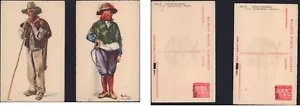 PORTOGALLO 1937 ALBERTO DE SOUZA CARTOLINE CARTOLERIA ARTE A PAGAMENTO - Foto 1 di 5