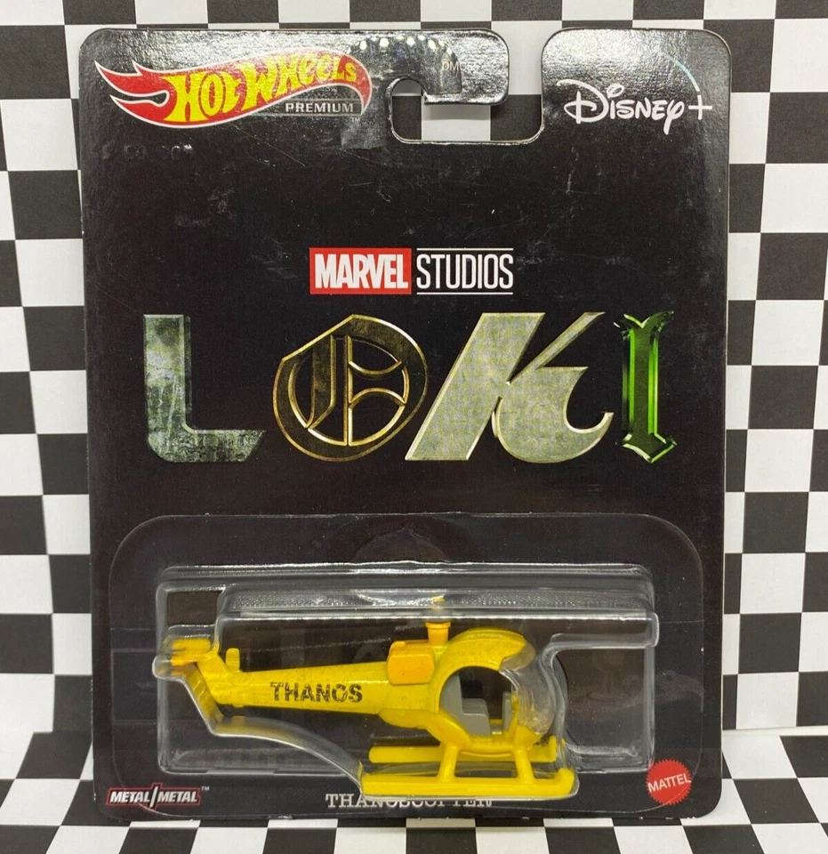 LOKI Thanoscopter Marvel Studios Hot Wheels Premium HCP23