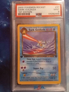 Team Rocket 1. Edition #37 2000 Pokemon Dark Golduck PSA 9 MINT - Bild 1 von 1