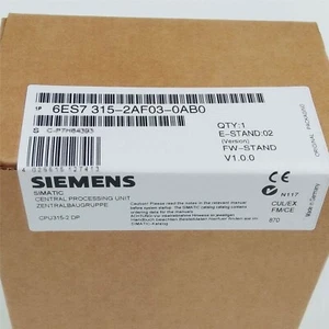 6ES7 315-2AF03-0AB0 NUEVO SIEMENS SIMATIC S7-300 CPU 315-2DP 6ES7315-2AF03-0AB0 - Imagen 1 de 1