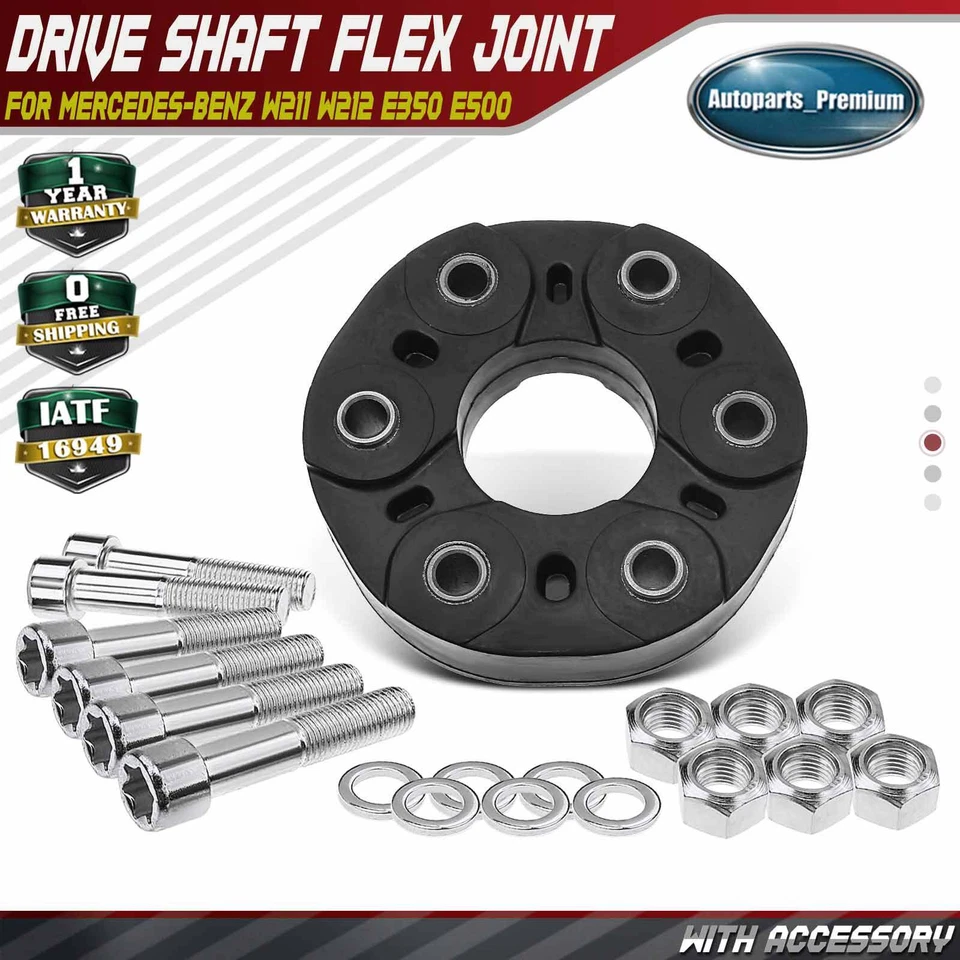 Junta flexible acoplador eje de transmisión para Mercedes-Benz W211 E350 06-09 W212 E500 03-05 Foto 1 de 4