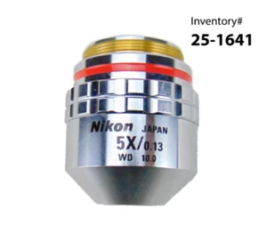 Nikon CF Plan 5X/0.13, ~/0 BD Objective *used working - Picture 1 of 5